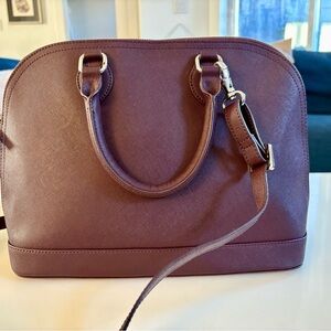 Danier leather bowling bag